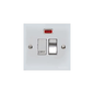 Victorian Elite Range Polished Chrome Switches & Sockets, R02 - Switched Spur with Neon (13 Amp) by Heritage Brass By M-Marcus