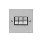 Victorian Elite Range Satin Chrome Switches & Sockets, R03 - 3 Gang Rocker Switch by Heritage Brass By M-Marcus