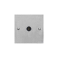Victorian Elite Range Satin Chrome Switches & Sockets, R03 - 1 Gang Non-Isolated TV Coaxial Socket by Heritage Brass By M-Marcus