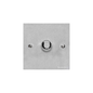 Victorian Elite Range Satin Chrome Switches & Sockets, R03 - 1 Gang Dimmer 400 watts (Compatible with halogen/ incandescent bulbs) by Heritage Brass By M-Marcus