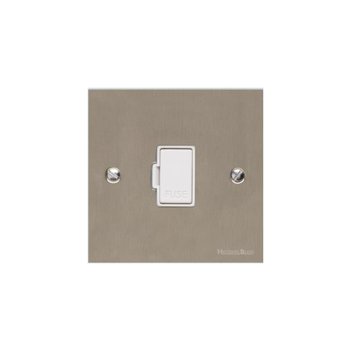 Victorian Elite Range Satin Nickel Switches & Sockets, R05 - Unswitched Spur (13 Amp) by Heritage Brass By M-Marcus