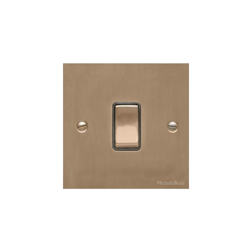 Victorian Elite Range Antique Brass Switches & Sockets, R91 - 20A Double Pole Switch by Heritage Brass By M-Marcus