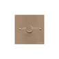 Victorian Elite Range Antique Brass Switches & Sockets, R91 - 1 Gang TED Dimmer (Compatible with LED Lamps) by Heritage Brass By M-Marcus