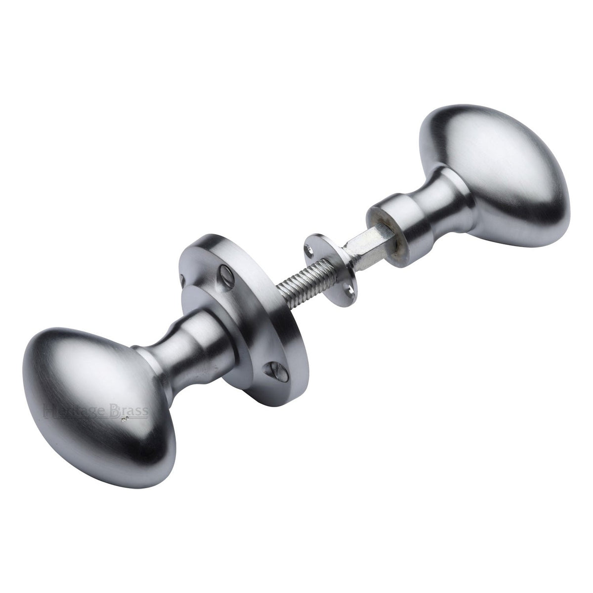 Suffolk Rim Door Knob by M Marcus - Heritage Brass
