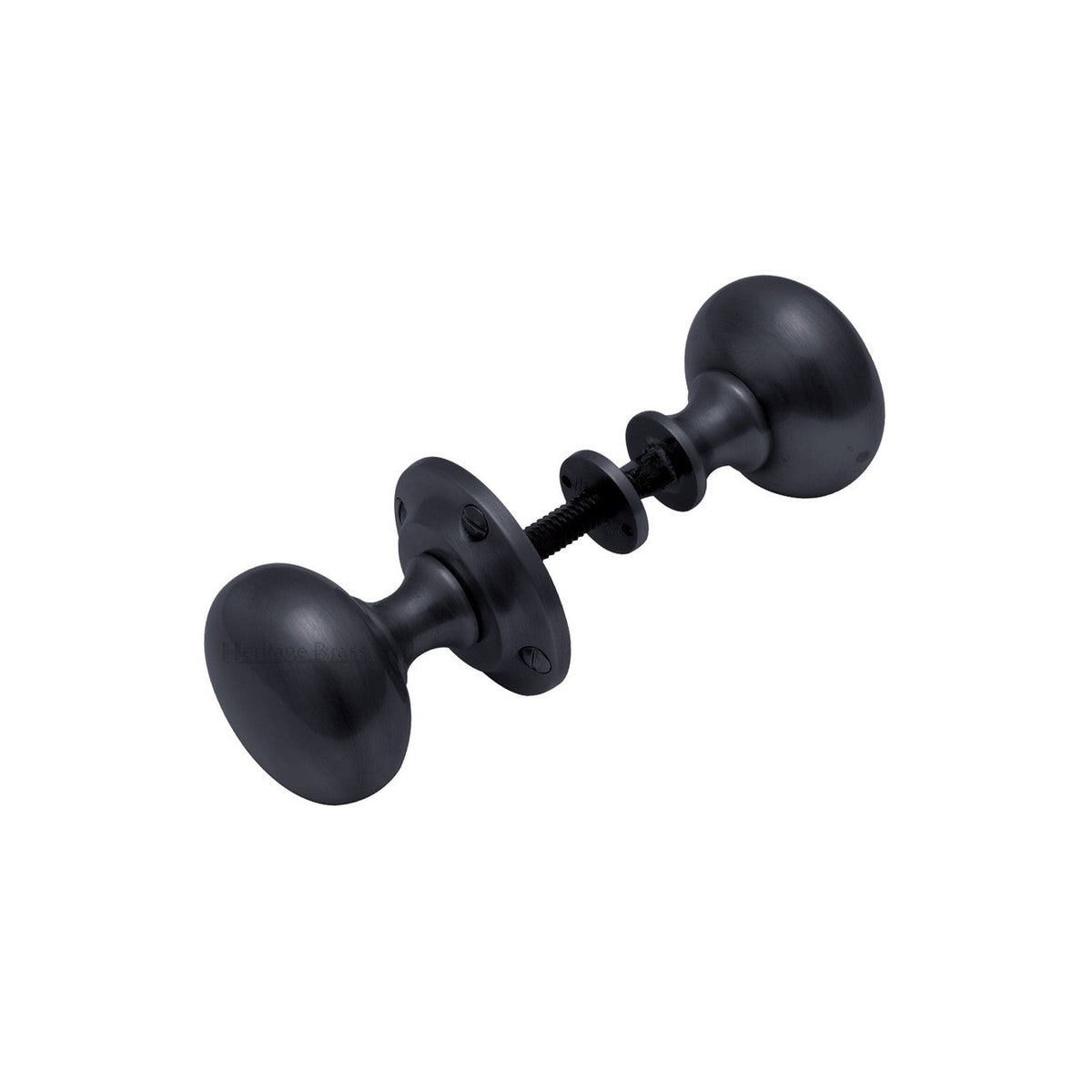 Victoria Rim Door Knob by M Marcus - Heritage Brass