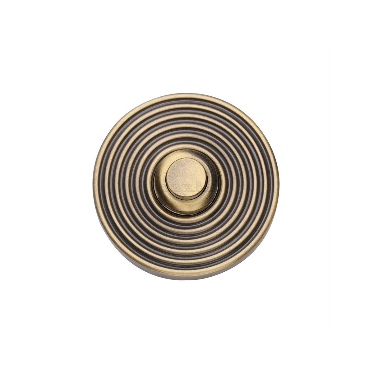 Reeded Bell Push by M Marcus - Heritage Brass
