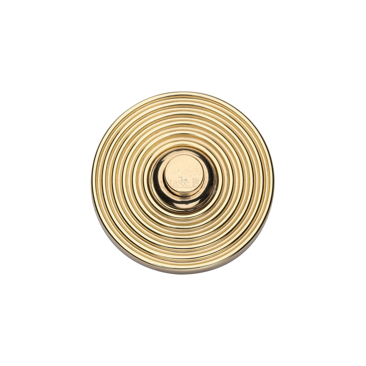 Reeded Bell Push by M Marcus - Heritage Brass