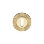 Reeded Key Escutcheon - RR4000 by M Marcus - Heritage Brass