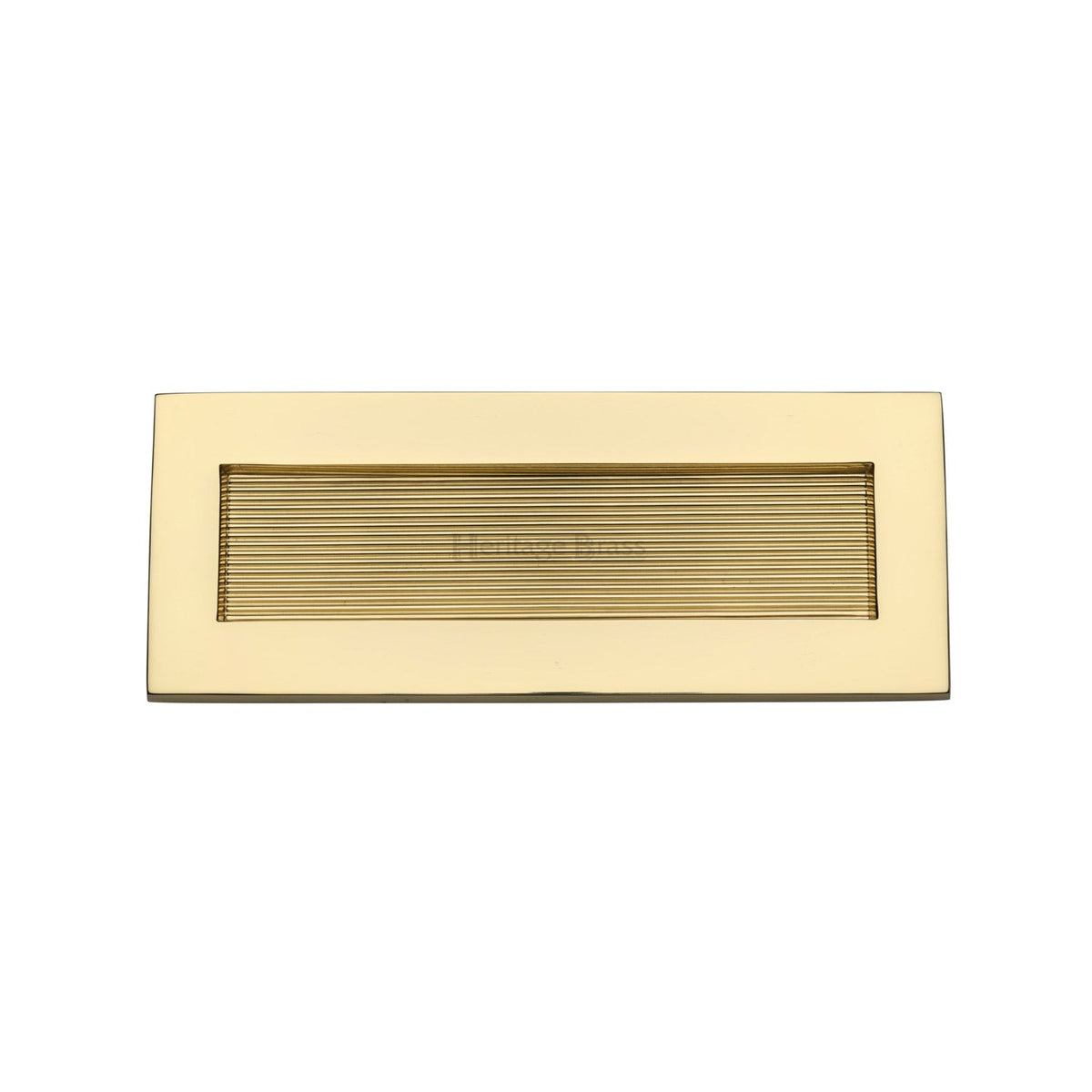 Reeded Letterplate by M Marcus - Heritage Brass