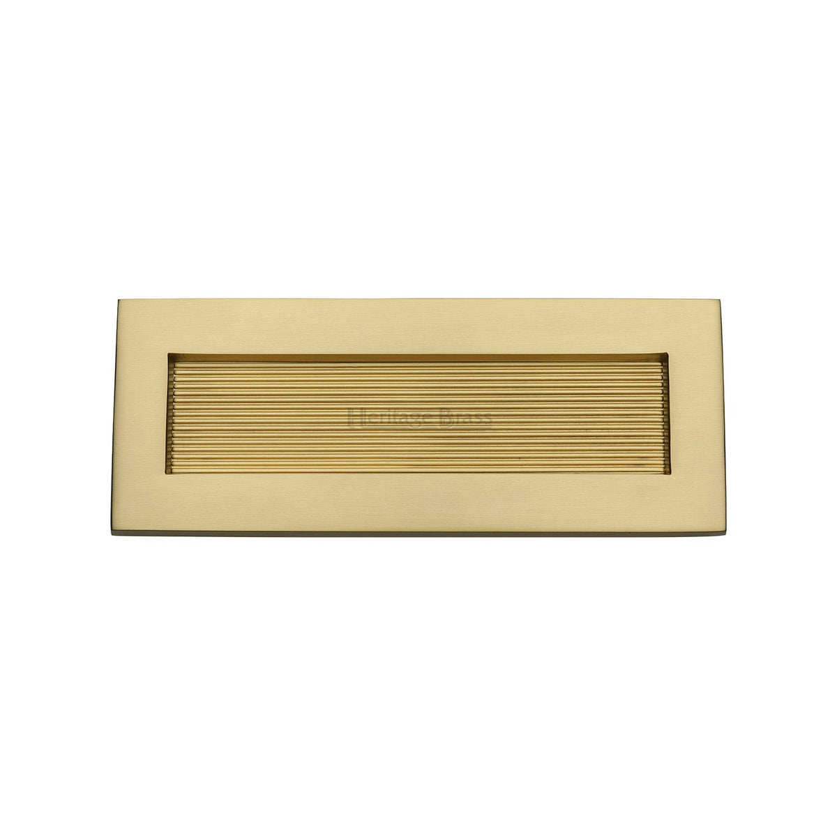 Reeded Letterplate by M Marcus - Heritage Brass