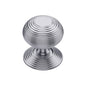Reeded Centre Door Knob by M Marcus - Heritage Brass