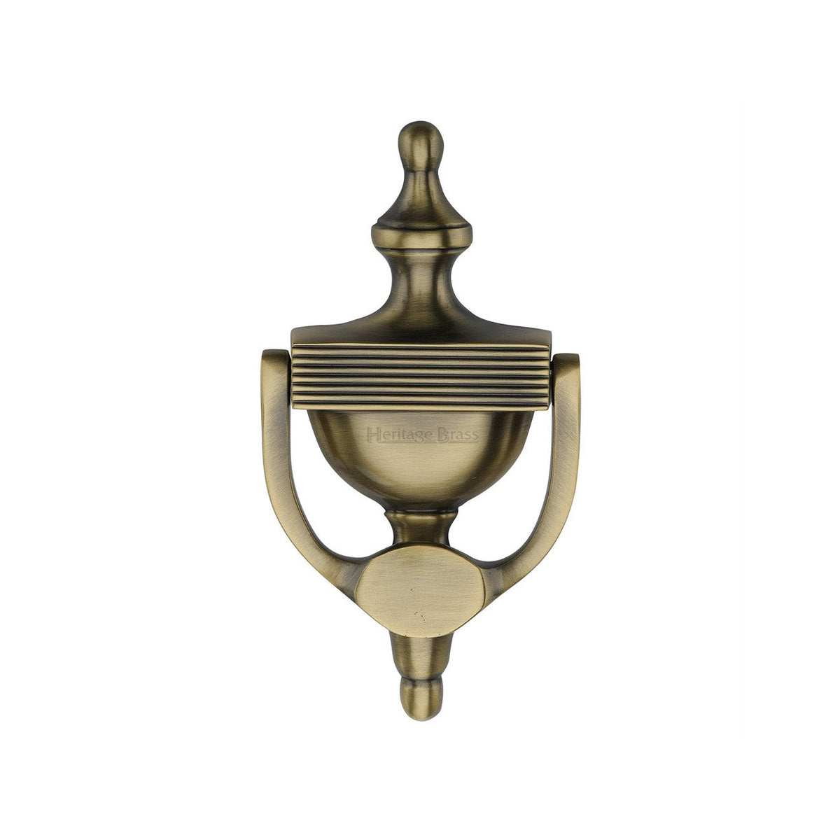 Heritage Brass Reeded Urn Knocker by M Marcus - Heritage Brass