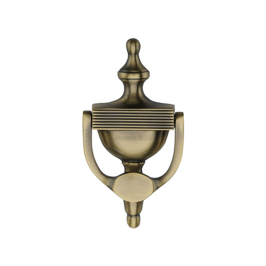 Heritage Brass Reeded Urn Knocker by M Marcus - Heritage Brass