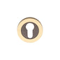 Euro Profile Cylinder Escutcheon Round - RS2004 by M Marcus - Heritage Brass