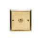 Elite Stepped Plate Range Polished Brass Switches & Sockets, S01 - 1 Gang Toggle Switch by Heritage Brass By M-Marcus