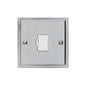 Elite Stepped Plate Range Polished Chrome Switches & Sockets, S02 - Unswitched Spur (13 Amp) by Heritage Brass By M-Marcus