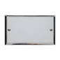 Elite Stepped Plate Range Polished Chrome Switches & Sockets, S02 - Double Blank Plate by Heritage Brass By M-Marcus