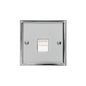 Elite Stepped Plate Range Polished Chrome Switches & Sockets, S02 - 1 Gang Master Line Socket by Heritage Brass By M-Marcus