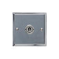 Elite Stepped Plate Range Satin Chrome Switches & Sockets, S03 - 1 Gang Toggle Switch by Heritage Brass By M-Marcus