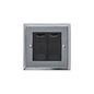 Elite Stepped Plate Range Satin Chrome Switches & Sockets, S03 - 2 Gang RJ45 by Heritage Brass By M-Marcus