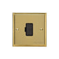 Elite Stepped Plate Range Satin Brass Switches & Sockets, S04 - Unswitched Spur (13 Amp) by Heritage Brass By M-Marcus
