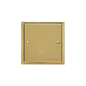 Elite Stepped Plate Range Satin Brass Switches & Sockets, S04 - Single Blank Plate by Heritage Brass By M-Marcus