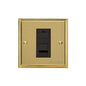 Elite Stepped Plate Range Satin Brass Switches & Sockets, S04 - 1 Gang CAT6 by Heritage Brass By M-Marcus