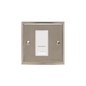 Elite Stepped Plate Range Satin Nickel Switches & Sockets, S05 - 1 Gang RJ45 by Heritage Brass By M-Marcus