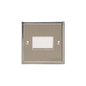 Elite Stepped Plate Range Satin Nickel Switches & Sockets, S05 - 6A Triple Pole Fan Isolator Switch by Heritage Brass By M-Marcus