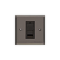 Elite Stepped Plate Range Polished Black Nickel Switches & Sockets, S06 - 1 Gang RJ45 by Heritage Brass By M-Marcus