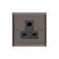 Elite Stepped Plate Range Polished Black Nickel Switches & Sockets, S06 - 5 Amp 3 Round Pin Socket by Heritage Brass By M-Marcus