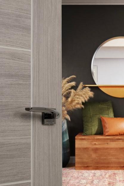 STATUS Oklahoma Lever Door Handle on Square Rose - additional image