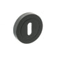 STATUS Key Escutcheons on Round Rose - Matt Black - Default