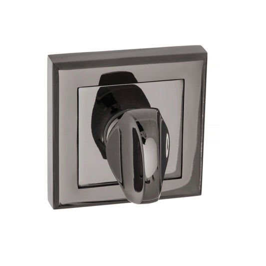 STATUS WC Turn and Release on Square Rose - Black Nickel - Default