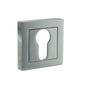STATUS Euro Escutcheons on S4 Square Rose - Polished Chrome - Default