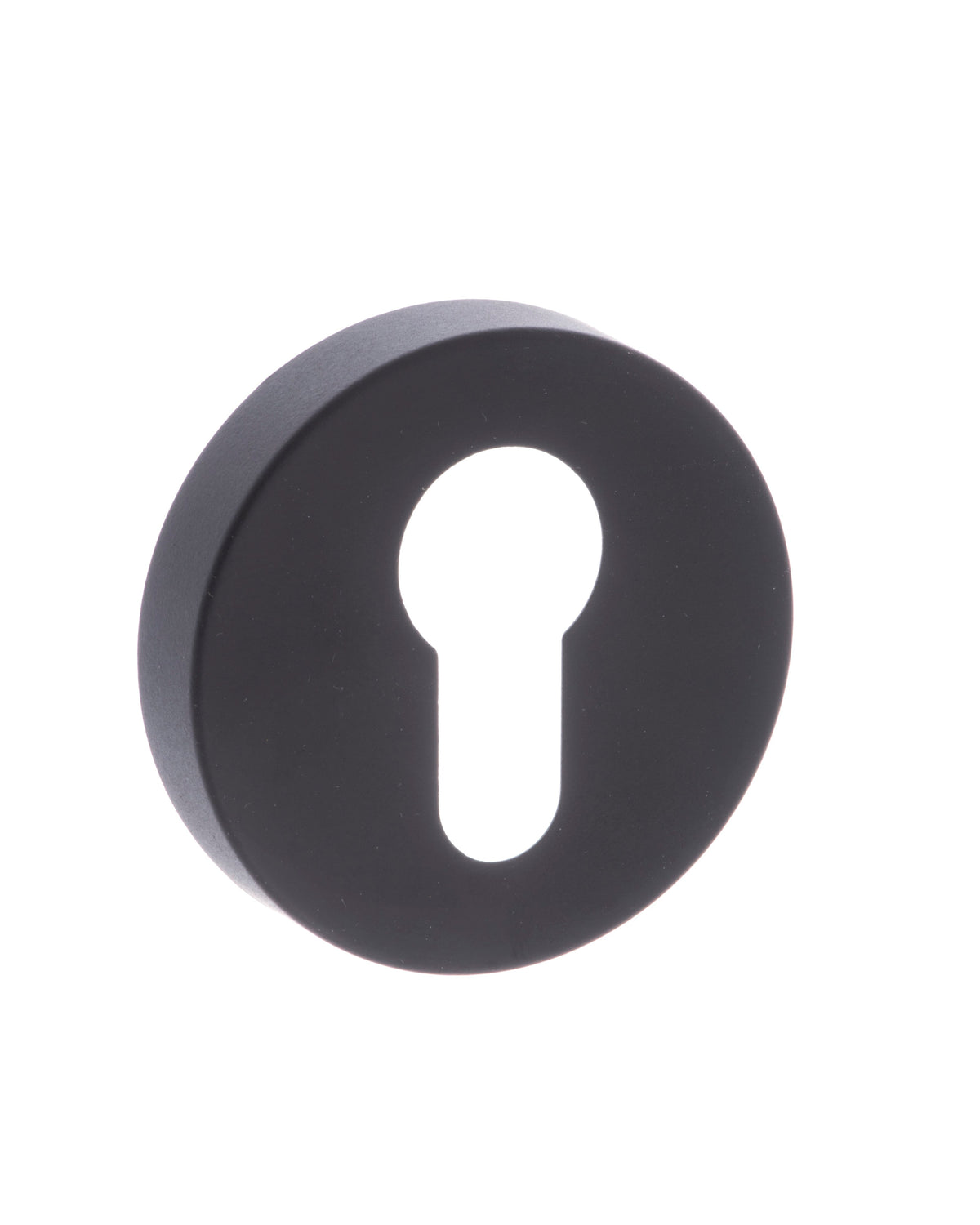 STATUS Euro Escutcheons on S4 Round Rose - Matt Black - Default