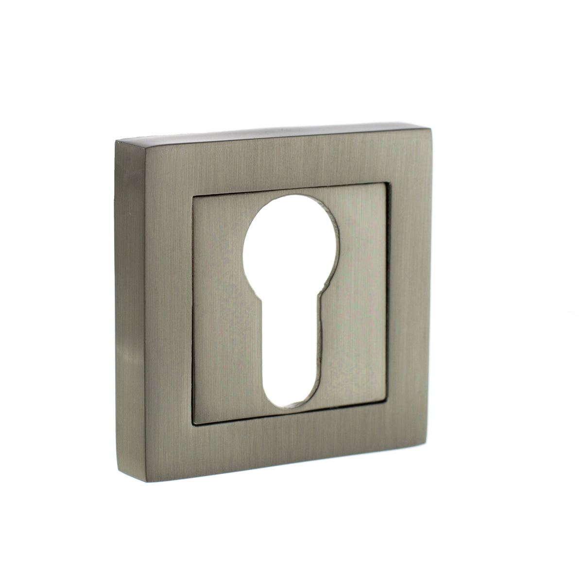 STATUS Euro Escutcheons on S4 Square Rose - Satin Nickel - Default