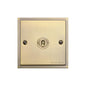 Elite Stepped Plate Range Antique Brass Switches & Sockets, S91 - 1 Gang Toggle Switch by Heritage Brass By M-Marcus