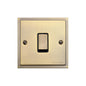 Elite Stepped Plate Range Antique Brass Switches & Sockets, S91 - 20A Double Pole Switch by Heritage Brass By M-Marcus