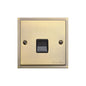 Elite Stepped Plate Range Antique Brass Switches & Sockets, S91 - 1 Gang Master Line Socket by Heritage Brass By M-Marcus