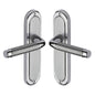 Saturn Door Handle on Plate by M Marcus - Heritage Brass