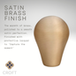 Croft - Zeppelin Turn and Release on Reeded Covered Rose by Croft Ironmongery
