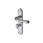 Donna Door Handle on Plate by M Marcus - Heritage Brass
