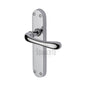 Donna Door Handle on Plate by M Marcus - Heritage Brass