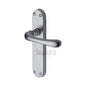 Donna Door Handle on Plate by M Marcus - Heritage Brass