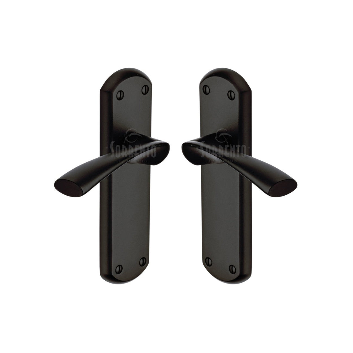 Atlanta Door Handle on Plate by M Marcus - Heritage Brass