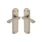 Atlanta Door Handle on Plate by M Marcus - Heritage Brass