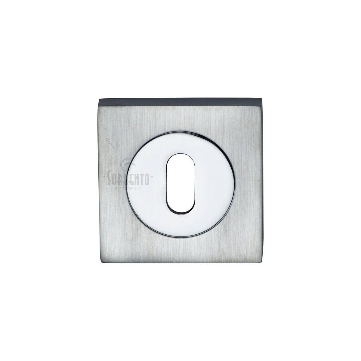 Sorrento Standard Key Escutcheon Square by M Marcus - Heritage Brass