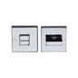 Square Bathroom Turn & Release - SC-SQ4035 by M Marcus - Heritage Brass