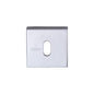 Sorrento Concealed Square Keyhole Escutcheon by M Marcus - Heritage Brass